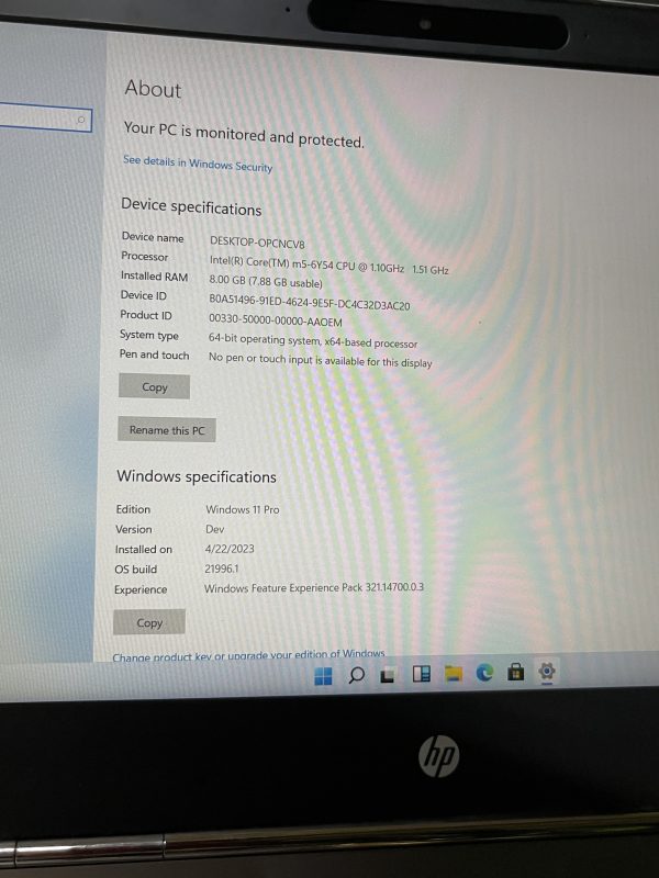 HP ELITE BOOK FOLIO G1 COREM5 8GB 256SSD - Image 6