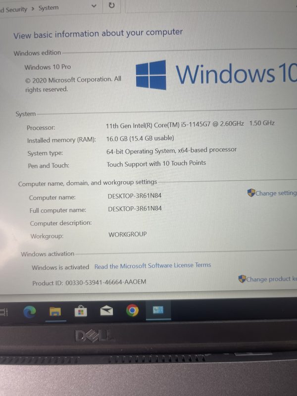 Dell latitude 5420 core i5 16gb 256ssd touch screen 11th gen - Image 3